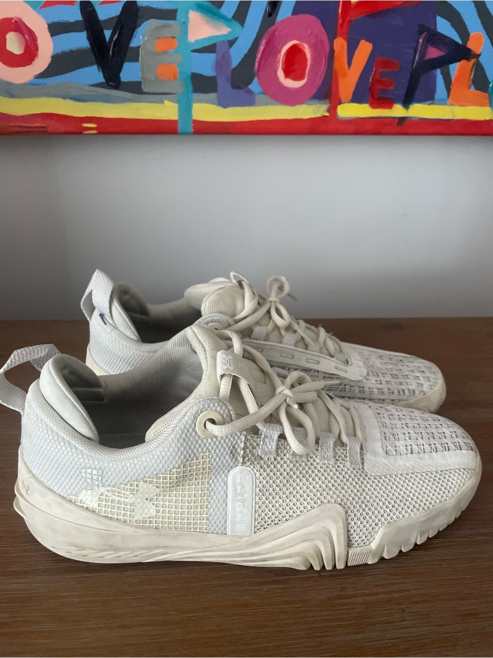 Under Armour Men's Reign  Sneakers in Off-White/Cream